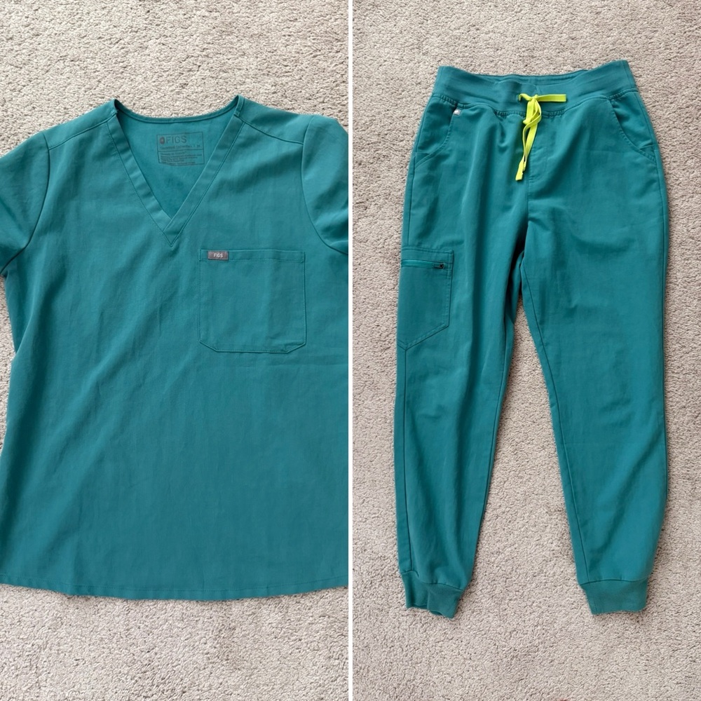 FIGS Cactus Zamora & Catarina scrubs set